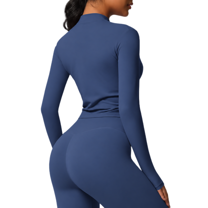 Veste de Sport Zippée - Silhouette Ajustée
