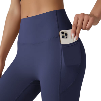 Legging Taille Haute avec Poches - Effet Seconde Peau