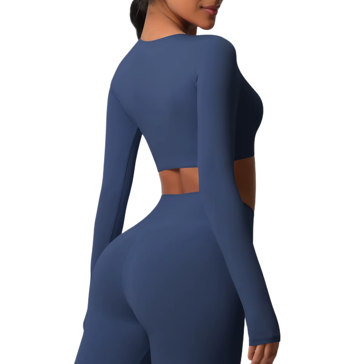 Crop Top Manches Longues - Confort & Seamless