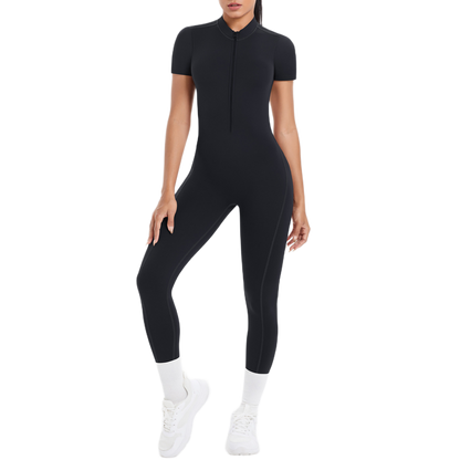 Combinaison Longue de Sport - Zip & Dos Nu
