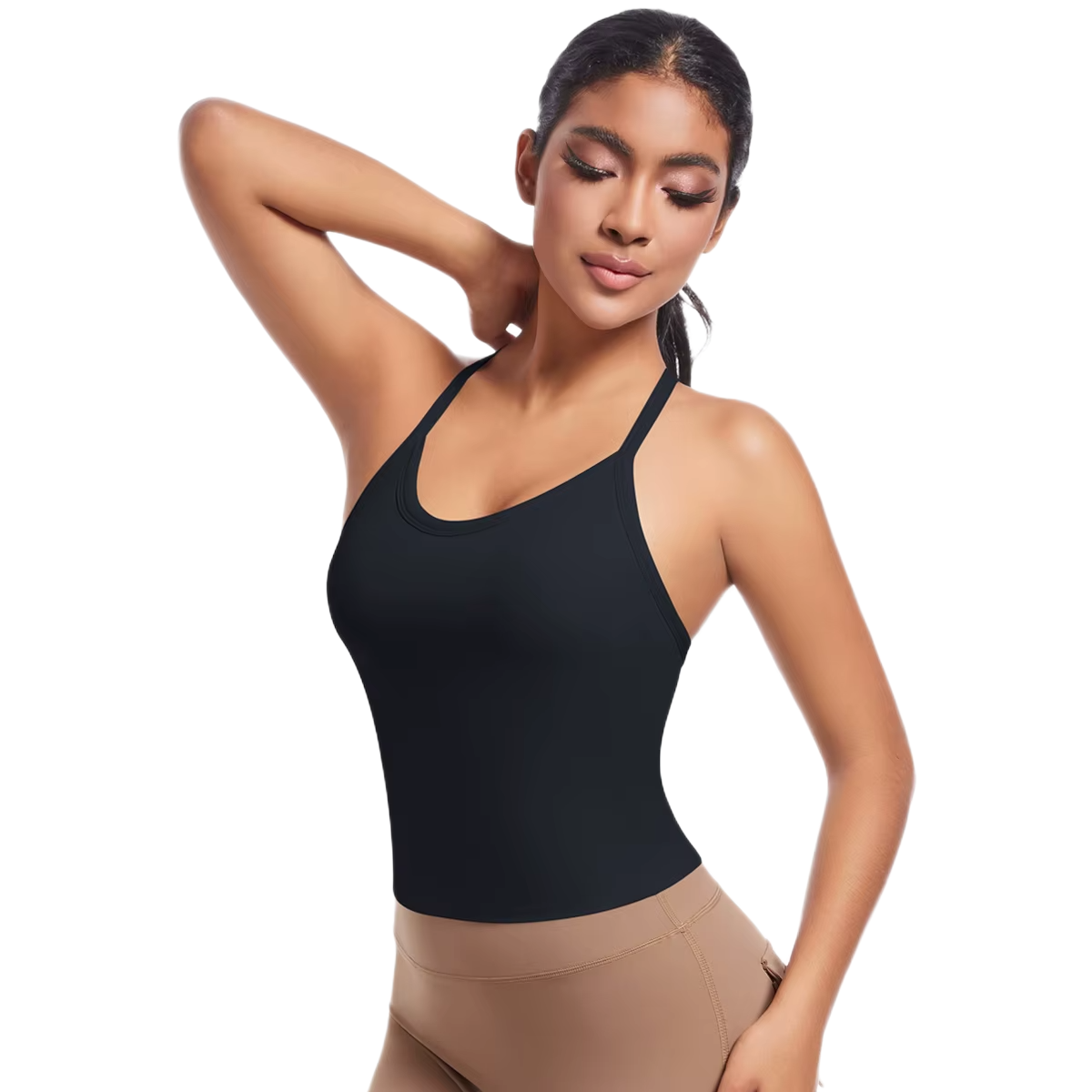 Débardeur de Sport Long - Dos Croisé & Maintien Intégré