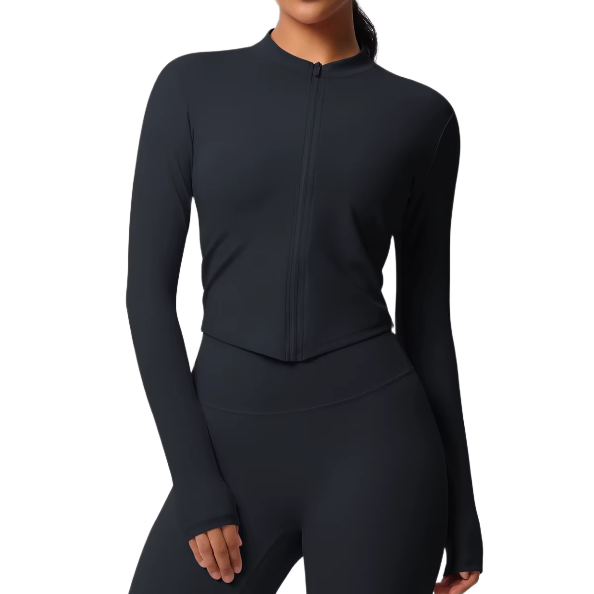 Veste de Sport Zippée - Silhouette Ajustée