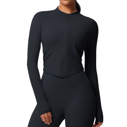 Veste de Sport Zippée - Silhouette Ajustée