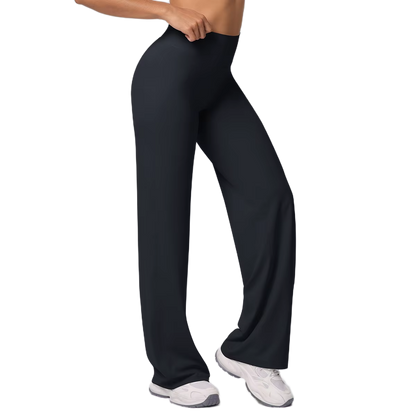 Pantalon Flare Taille Haute - Silhouette Allongée