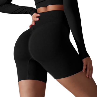 Cycliste de Sport - Taille Haute & Effet Push-Up