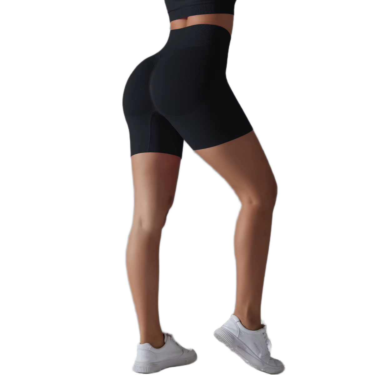 Cycliste de Sport - Taille Haute & Effet Push-Up