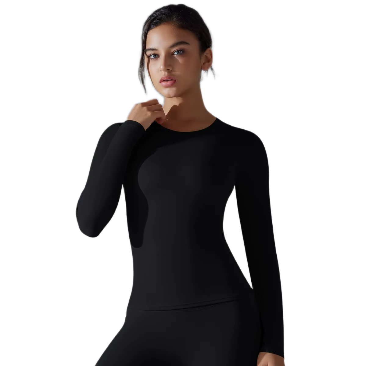 Haut de Sport Manches Longues — Effet Seconde Peau