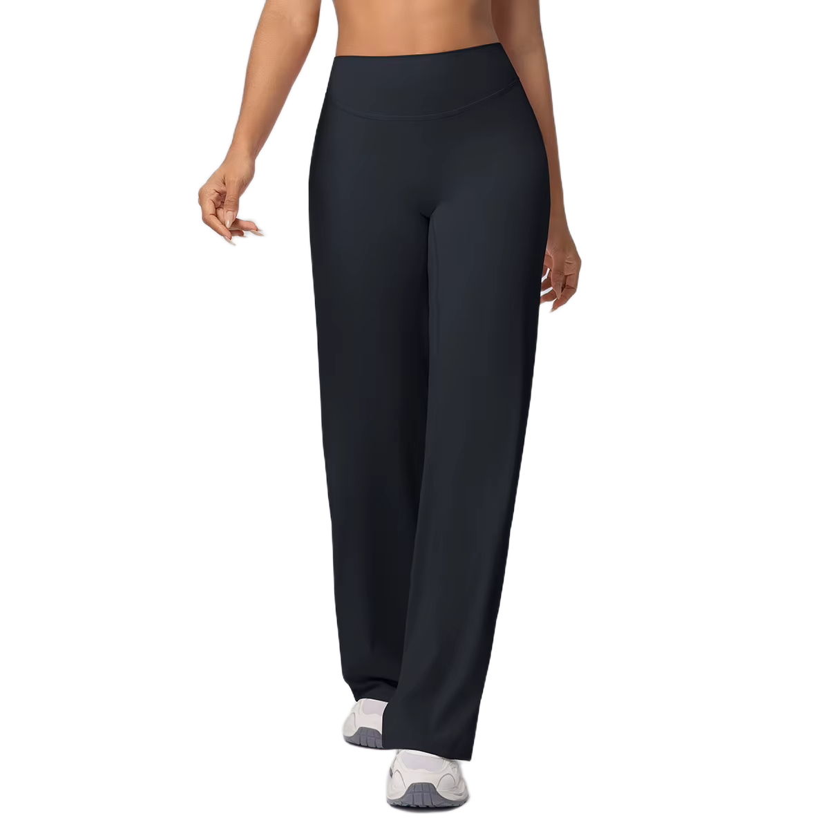 Pantalon Flare Taille Haute - Silhouette Allongée