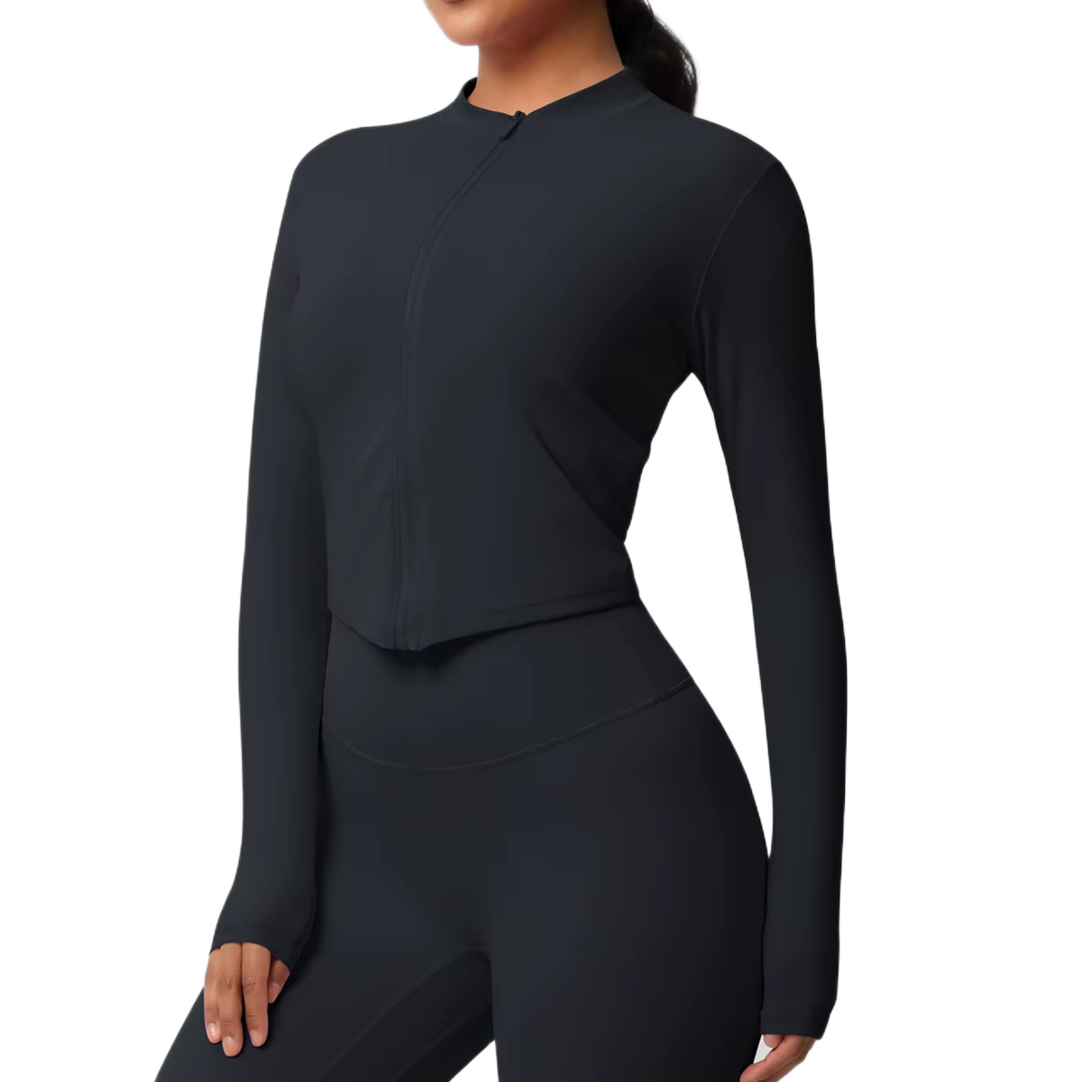 Veste de Sport Zippée - Silhouette Ajustée