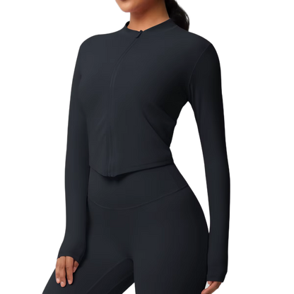 Veste de Sport Zippée - Silhouette Ajustée