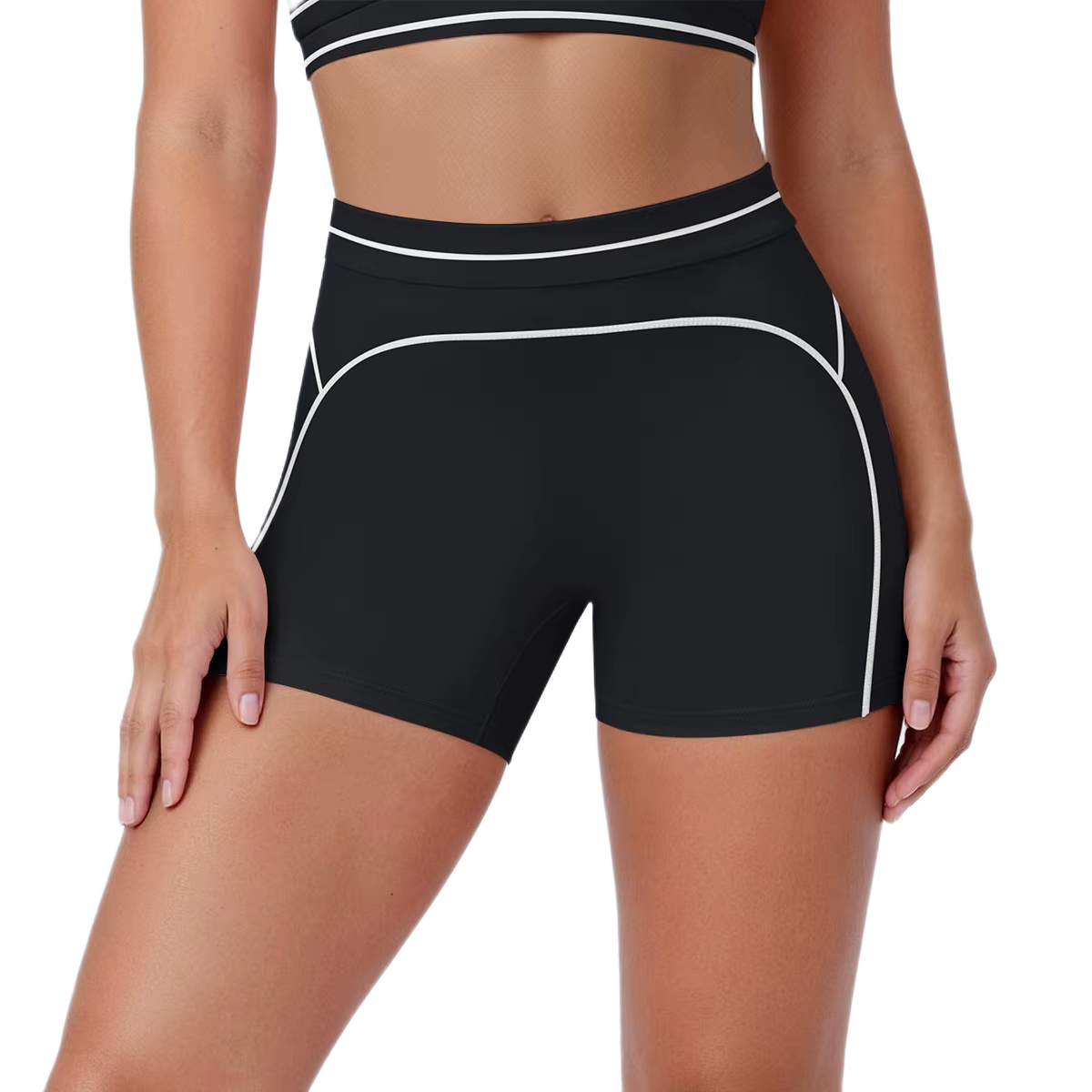 Cycliste de Sport Liserés - Confort Optimal