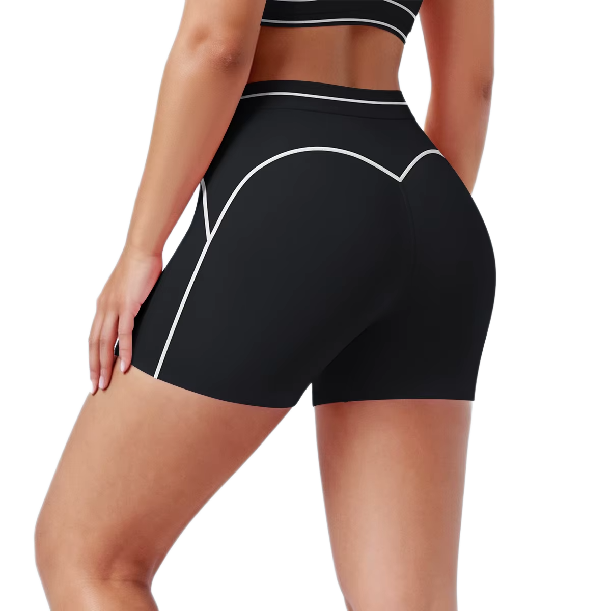 Cycliste de Sport Liserés - Confort Optimal