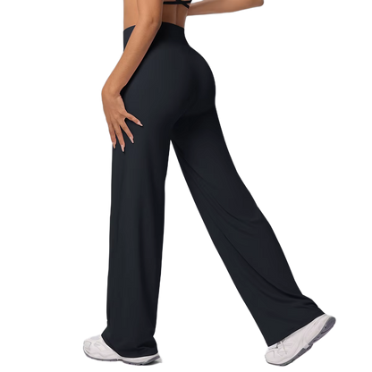 Pantalon Flare Taille Haute - Silhouette Allongée