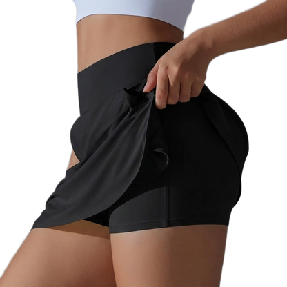 Short-Jupe de Sport Taille Haute – Confort & Élégance
