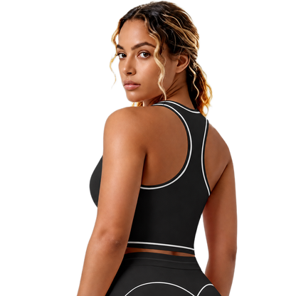 Brassière de Sport Liserés - Maintien Optimal