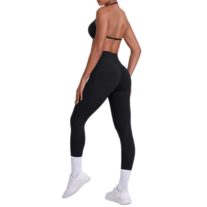 Ensemble Brassière Dos Nu & Legging Taille Haute