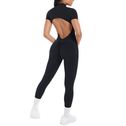 Combinaison Longue de Sport - Zip & Dos Nu