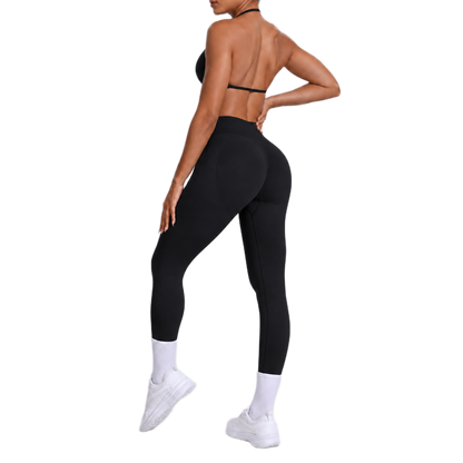 Ensemble Brassière Dos Nu & Legging Taille Haute