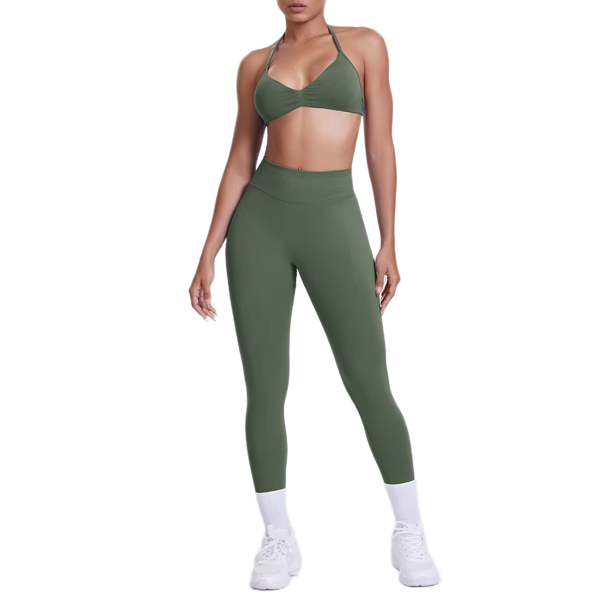 Ensemble Brassière Dos Nu & Legging Taille Haute