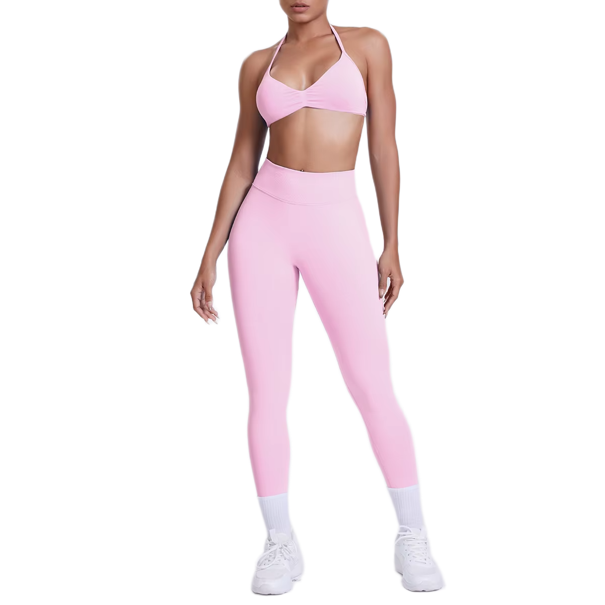 Ensemble Brassière Dos Nu & Legging Taille Haute