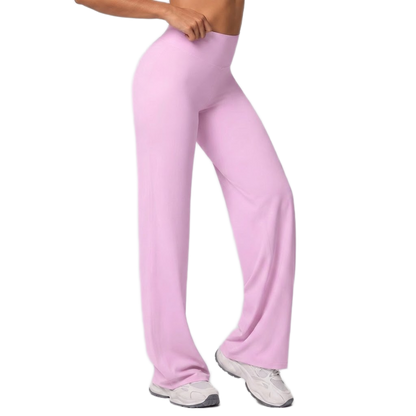 Pantalon Flare Taille Haute - Silhouette Allongée