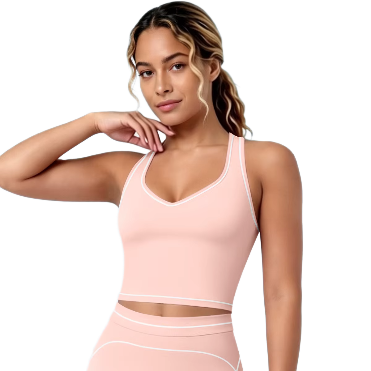 Brassière de Sport Liserés - Maintien Optimal
