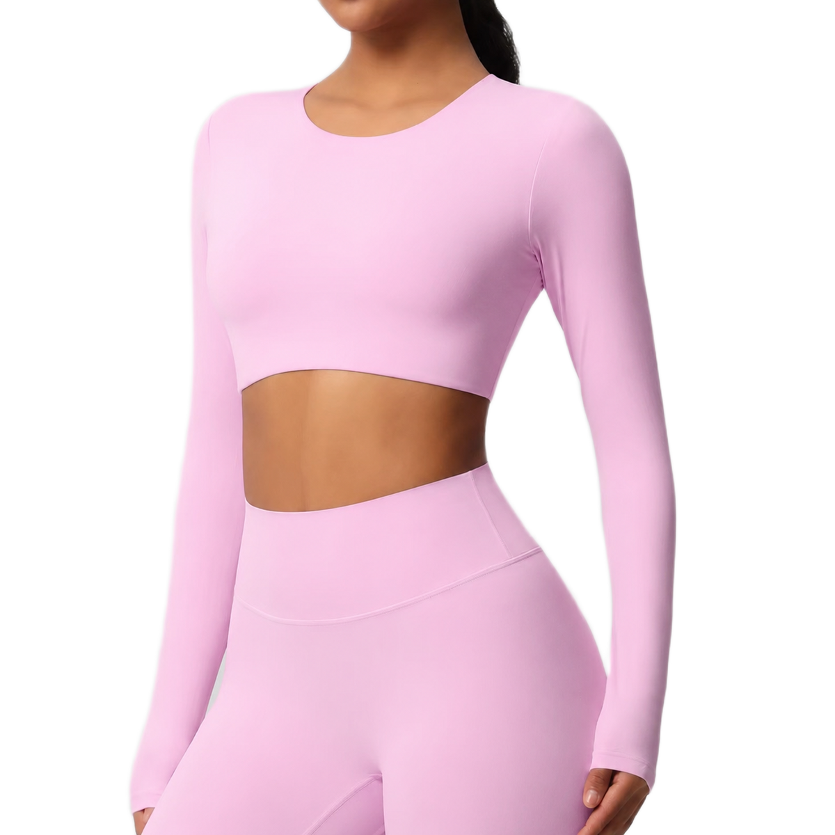 Crop Top Manches Longues - Confort & Seamless
