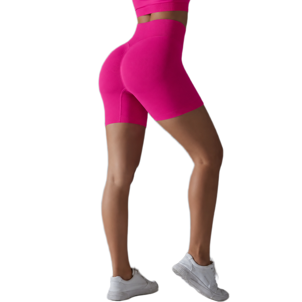 Cycliste de Sport - Taille Haute & Effet Push-Up