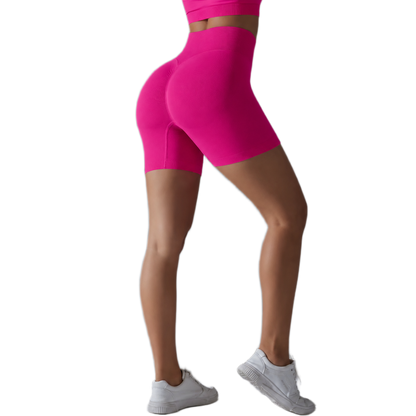 Cycliste de Sport - Taille Haute & Effet Push-Up