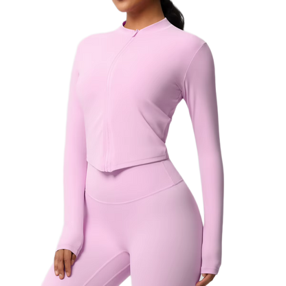Veste de Sport Zippée - Silhouette Ajustée