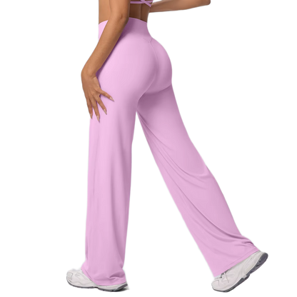 Pantalon Flare Taille Haute - Silhouette Allongée
