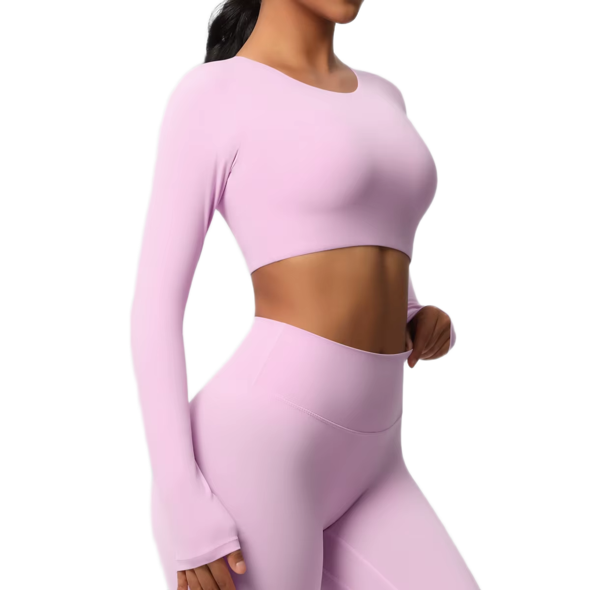 Crop Top Manches Longues - Confort & Seamless