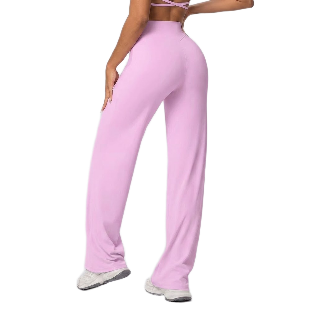 Pantalon Flare Taille Haute - Silhouette Allongée