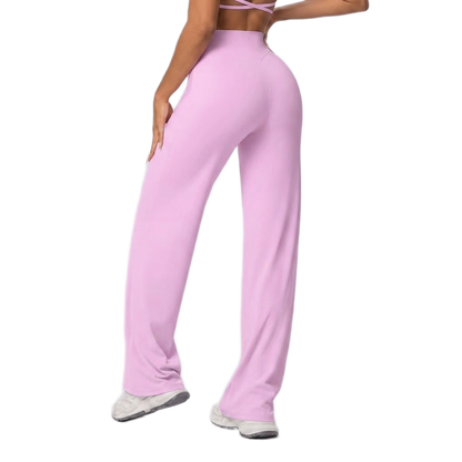 Pantalon Flare Taille Haute - Silhouette Allongée