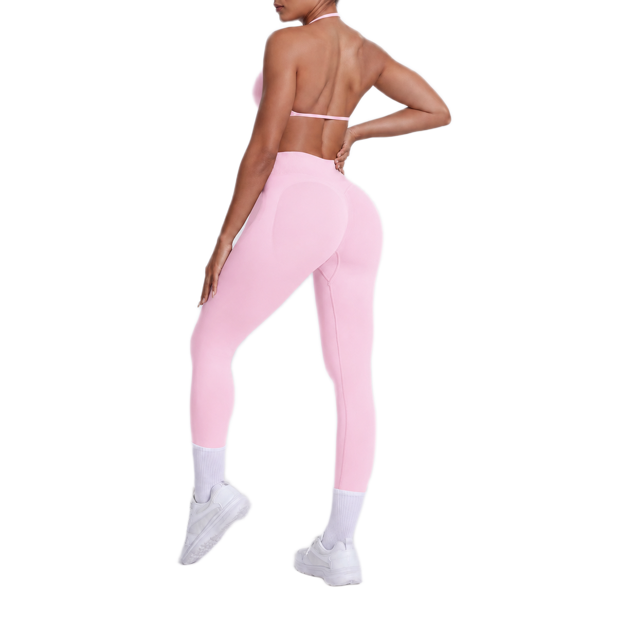 Ensemble Brassière Dos Nu & Legging Taille Haute