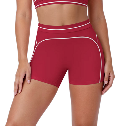 Cycliste de Sport Liserés - Confort Optimal