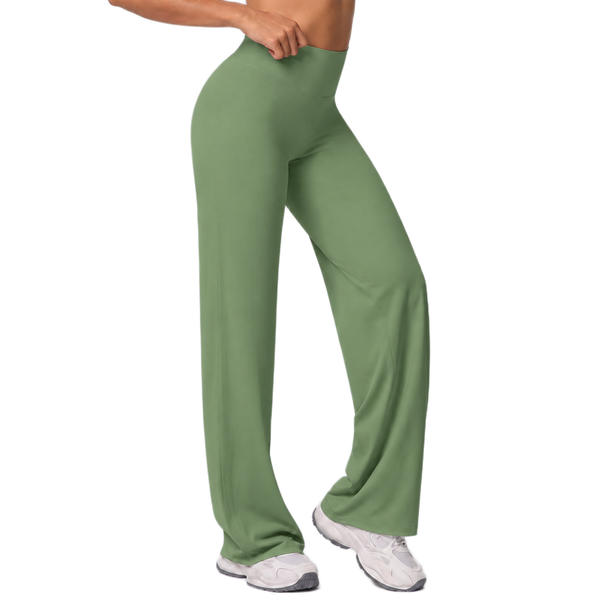 Pantalon Flare Taille Haute - Silhouette Allongée