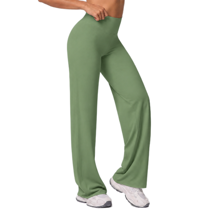 Pantalon Flare Taille Haute - Silhouette Allongée