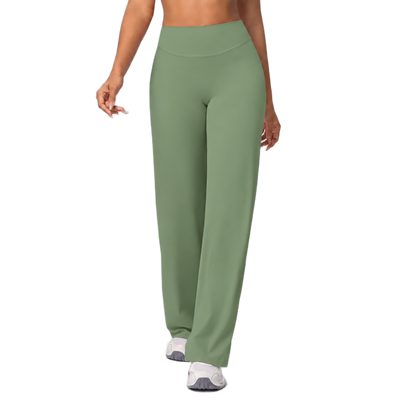 Pantalon Flare Taille Haute - Silhouette Allongée