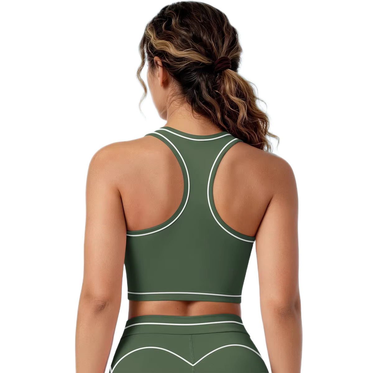 Brassière de Sport Liserés - Maintien Optimal
