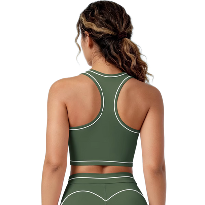 Brassière de Sport Liserés - Maintien Optimal