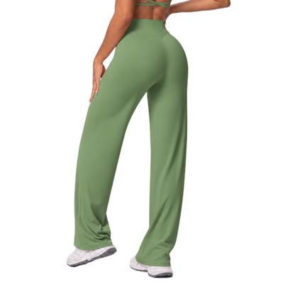Pantalon Flare Taille Haute - Silhouette Allongée