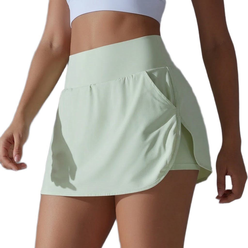 Short-Jupe de Sport Taille Haute – Confort & Élégance