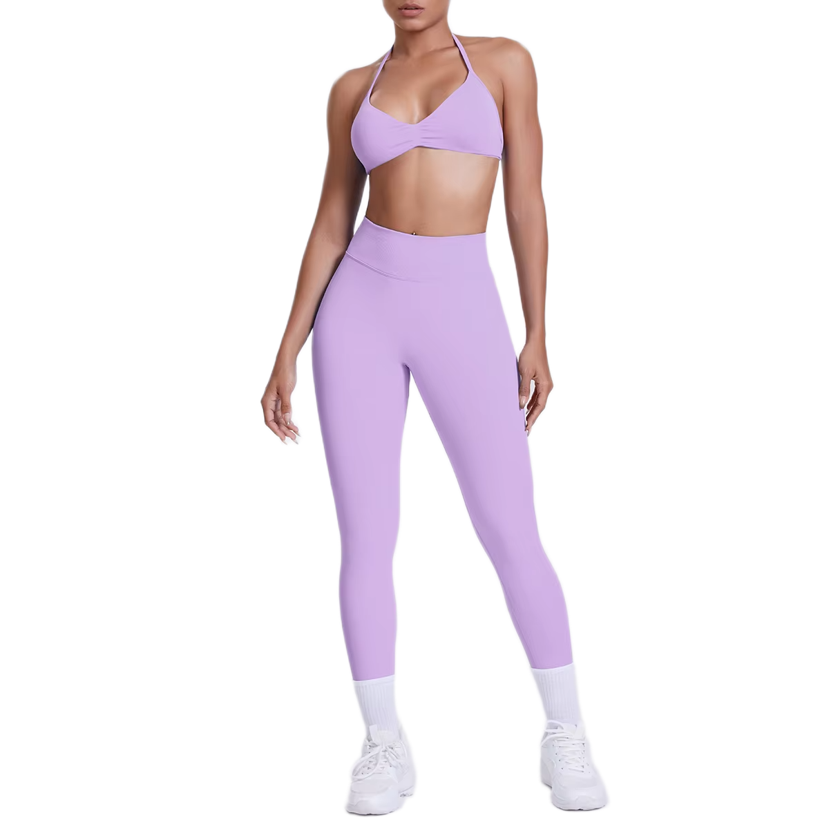 Ensemble Brassière Dos Nu & Legging Taille Haute