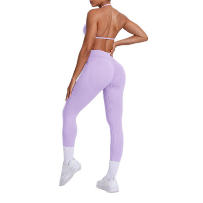 Ensemble Brassière Dos Nu & Legging Taille Haute